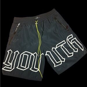 Forever 21 Black Youth Graphic Shorts